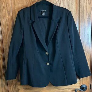 Investments Black Blazer Size 16W